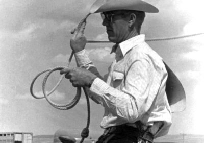 Olin Young, Back when they bucked, rodeo news, roping