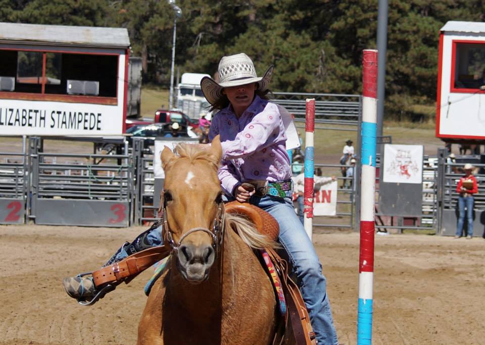 Miranda Hammer, pole bending, Rodeo News