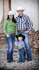  Zach Hall with his wife, Jamie and three year old son, Braxton   -  Courtesy of Karissa Wilson White