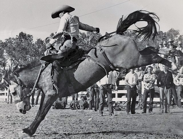 above: Roy Lilly competing in 1952  - Courtesy Rol Lilley