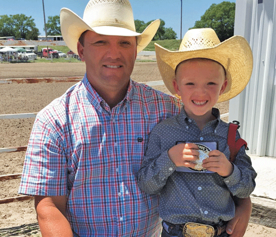 Dan Barner with son Braxton  - courtesy of the family